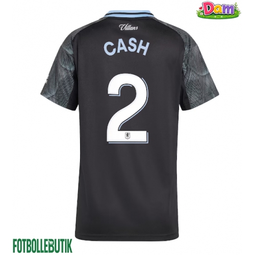 Aston Villa Matty Cash #2 Bortatröja Kvinnor 2025-26 Kortärmad